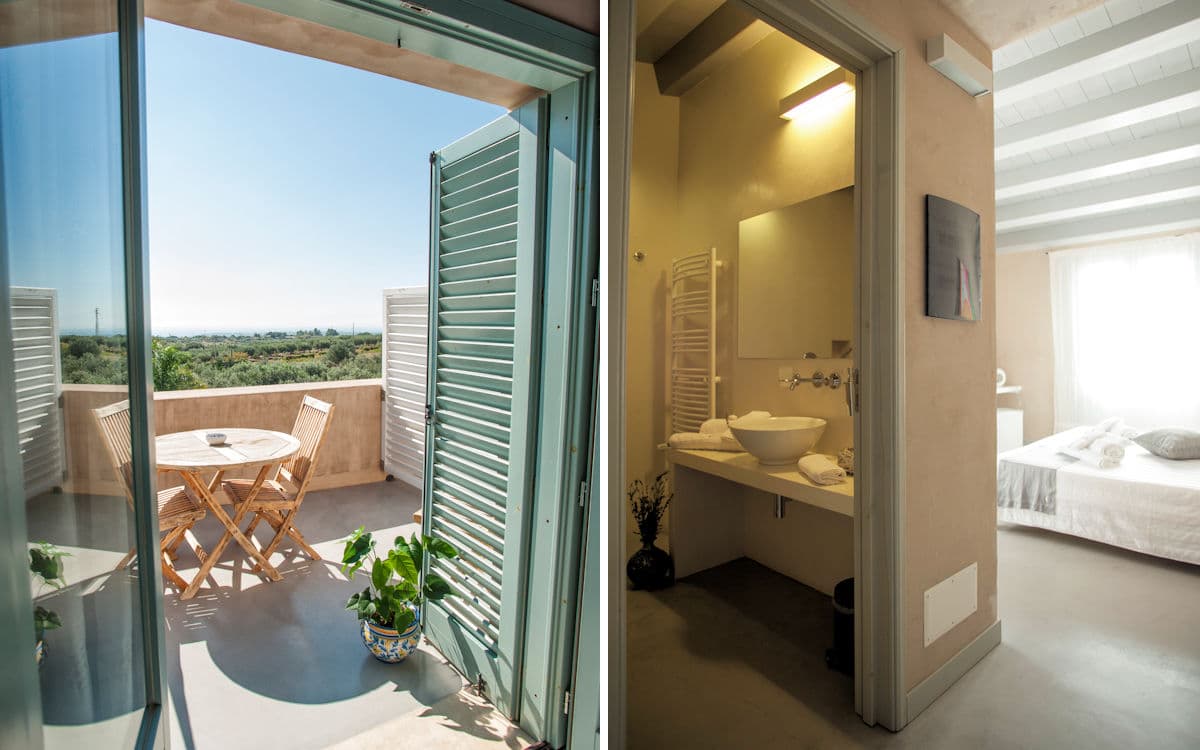 Agriturismo Menfi Zimmer Superior mit Meerblick Agriturismo Menfi Zimmer Superior mit Meerblick
