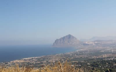 Erice Blick auf den Cofano-Berg (2)