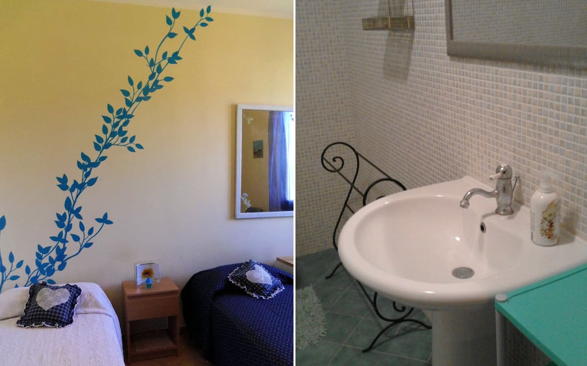 Ferienhaus Selinunte Schlafzimmer und Badezimmer Ferienhaus Selinunte Schlafzimmer und Badezimmer