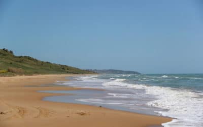 Sandstrand vor der Villa Porto Palo (1)