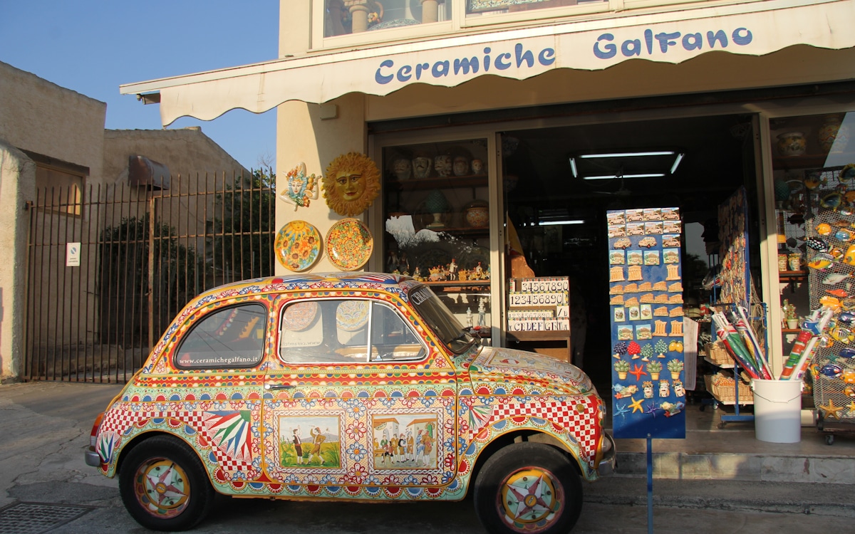 Selinunte, sizilianisches Fiat 500 (1) Selinunte, sizilianisches Fiat 500 (1)