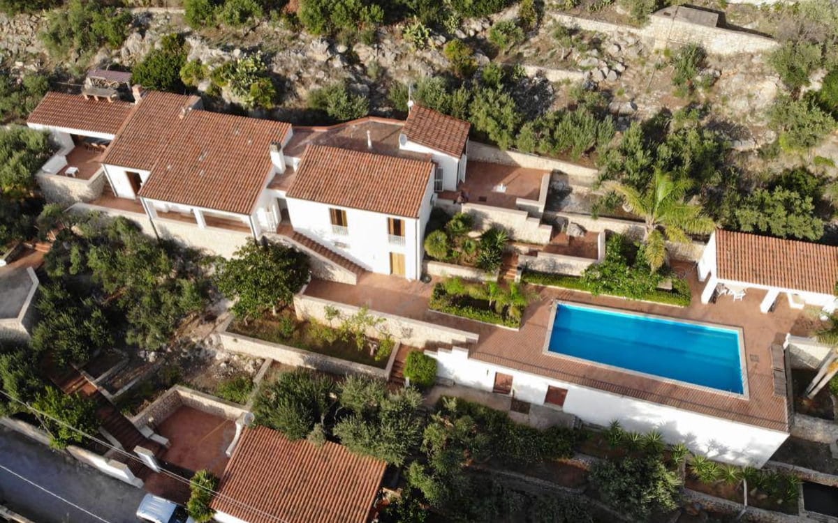 Villa Terrasini Luftaufnahme Villa Terrasini Luftaufnahme