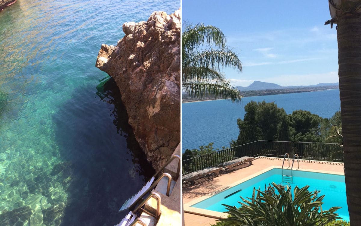 Villa Terrasini private Badebucht und Pool Villa Terrasini private Badebucht und Pool